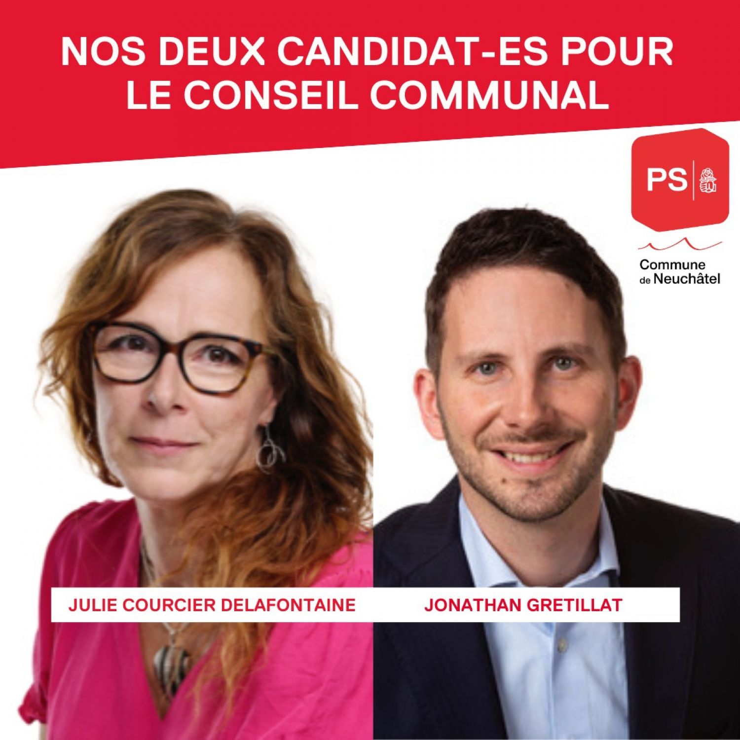 NOS CANDIDAT-ES AU CONSEIL COMMUNAL 