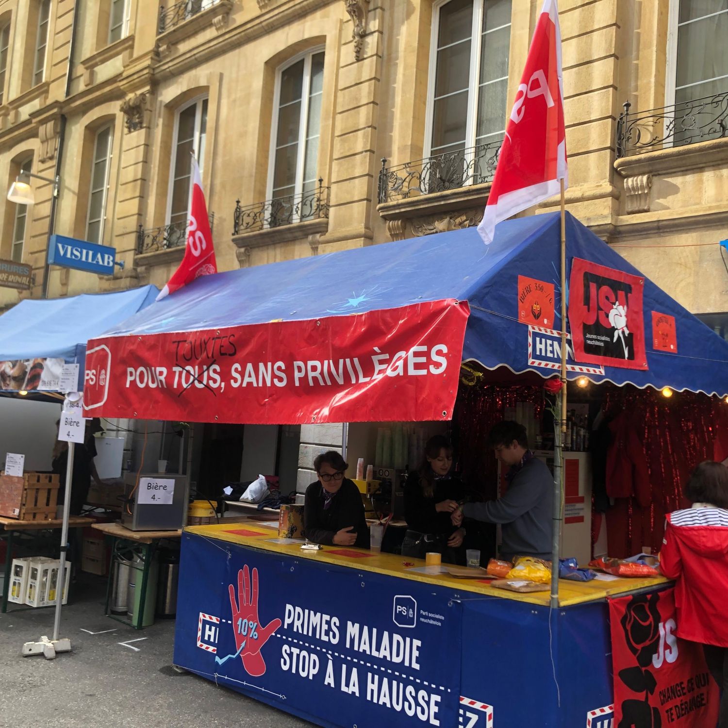 Fête des vendanges - stand PSCN / JSN !